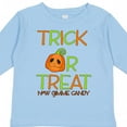 thumbnail image 4 of Inktastic Trick or Treat Now Gimme Candy with Halloween Pumpkin Boys or Girls Long Sleeve Toddler T-Shirt, 4 of 5