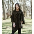 thumbnail image 4 of SAOL Draped Shawl Wraps for Women Lightweight Wool Soft Cape / Poncho / Scarf One Size, 4 of 6