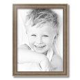 thumbnail image 2 of ArtToFrames 14" x 19" Aged White Gold Picture Frame, 14x19 inch Silver Wood Poster Frame (WOM-2036),  Pack, 2 of 7