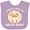 Lavender, variant on Inktastic I Wooly Love My Great Aunt Boys or Girls Baby Bib