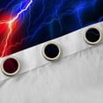 thumbnail image 4 of Feelyou Mysitc Lightning Black Out Curtains for Teens, Red Blue Tornado Storm Curtains Pack of 2 (42x63 Each), Natural Weather Bedroom Curtains, Black Out Curtains Decor, 4 of 6