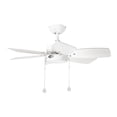 thumbnail image 3 of Ventilador de Techo "32 Clásico Blanco 6 Aspas 3 Velocidades LámparaYa 20952-1 / Poppy, 3 of 6
