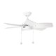 thumbnail image 3 of Ventilador de Techo "32 Clásico Blanco 6 Aspas 3 Velocidades LámparaYa 20952-1 / Poppy, 3 of 6
