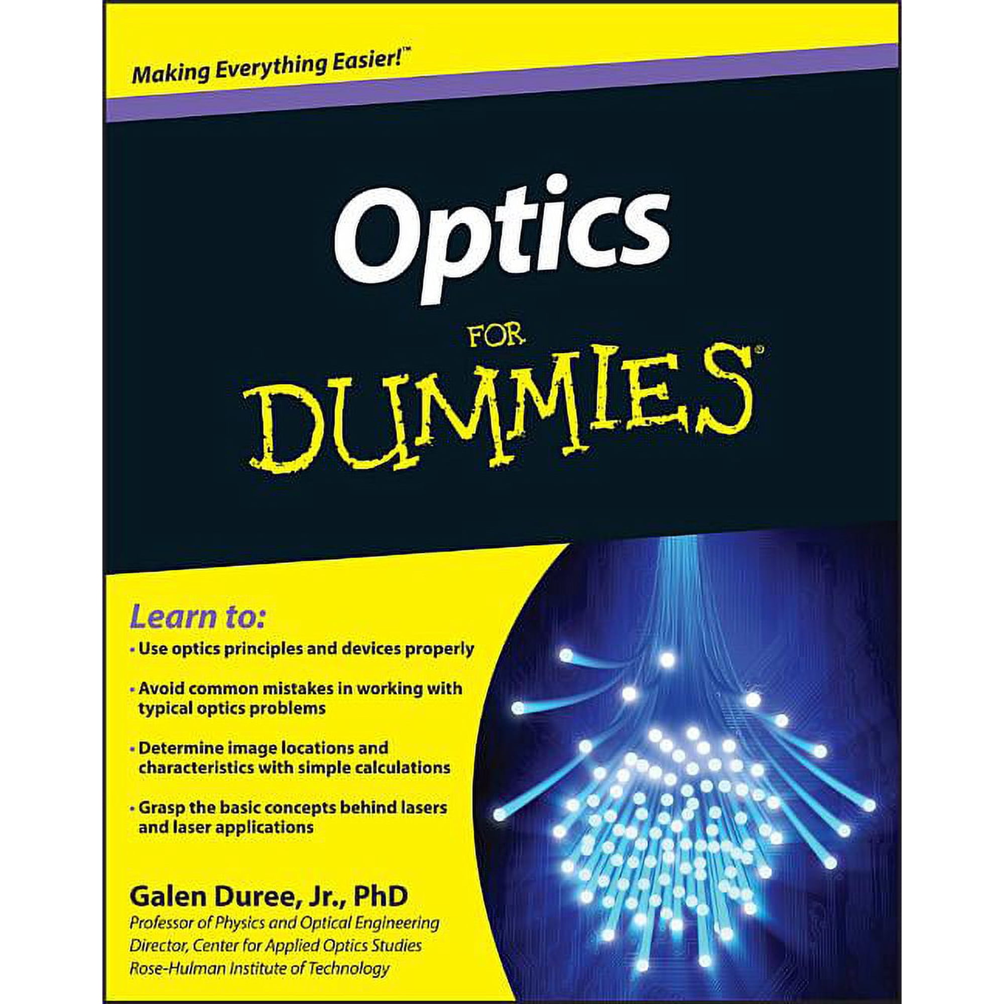 For Dummies Optics for Dummies (Paperback)