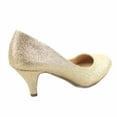 thumbnail image 2 of Carlos-s Women's Patent Glitter Round Toe Low Heel Pump Dress Shoes, 2 of 2
