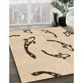 thumbnail image 2 of Ahgly Company Indoor Round Patterned Peru Brown Area Rugs, 5' Round, 2 of 6