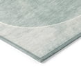 thumbnail image 3 of Addison Rugs Chantille Indoor/Outdoor Transitional Geometric Teal Machine Washable Round Rug, 8' x 8', 3 of 8