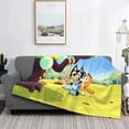 thumbnail image 2 of Rozeui Bluey for Flannel Blanket, Soft Fuzzy Plush King Blanket for Winter, Thick and Warm All-Season Bed Throw-40"x30", 2 of 6