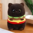 thumbnail image 4 of Fun Burger Cat Stuffed Animal- 9.1''Cute&Soft Kitten Plush Toy Pillow Decor Birthday Gift for Family, 4 of 6