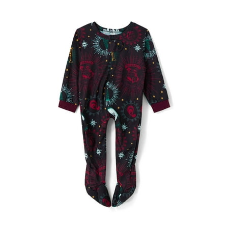 

Genuiskids Family Matching Christmas Pajamas Parent-child Outfit Leisure Wear Letter Castle Printing Long Sleeve Round Collar Sleepwear/Jumpsuit for Mom/Dad/Kid/Baby