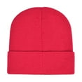 thumbnail image 3 of DALIX Christmas Shy Elf Adult Beanie Warm Winter Cap Embroidered Hat Red, 3 of 4