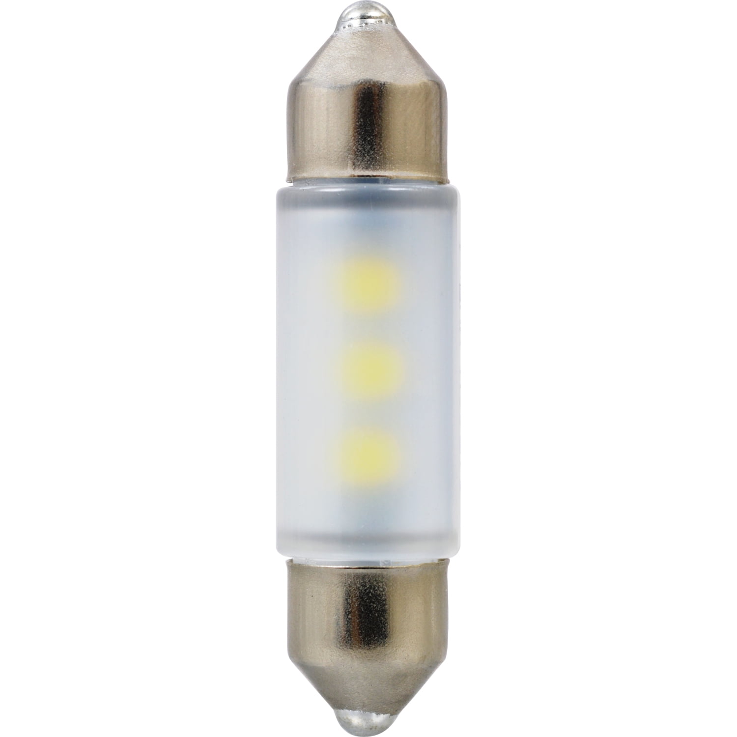 (2 pack) Sylvania 6418 WHITE SYL LED Mini Bulb, 1 Pack, Compatible with Multiple Cars