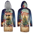 thumbnail image 3 of Merry Christmas Scottish Fold Santa Hat Xmas Tree Winter Holiday All Over Print 3D Hooded Duffle Toggle Coat Cat Lover Kitten Owner Gifts - 01013, 3 of 6