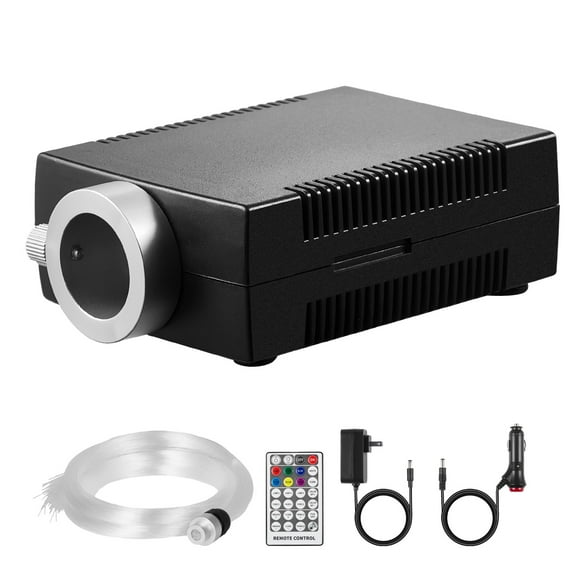 KFFKFF Starlight Headliner Kit, 150 pcs 0.03 in 6.5 ft, 16W Fiber Optic Star Ceiling Lights for Car, Bluetooth APP, Remote Control, Sound Activated, RGBW Light Engine, for Home Bedroom Decoration