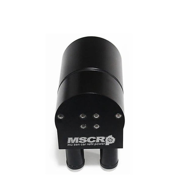 High Performance Black Aluminum Alloy Oil Catch Can Tank For BMW N54 335 Black/Silver~3329