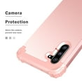 thumbnail image 5 of Galaxy Note 10 Case, Dteck Full Body Heavy Duty Protection Shockproof Slim Fit Case Cover for Samsung Galaxy Note 10 (2019 Release) Without Built-in Screen ProtectorRose Gold, 5 of 10
