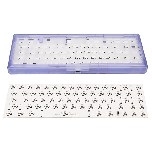 DIY Mechanical Keyboard Kit, 67 Keys Modular Mechanical Keyboard, Wired Switch Hot Swap RGB Backlit Support 5pin 3pin Switch Custom Gaming Keyboard