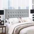 thumbnail image 5 of Modern Contemporary Queen Size Headboard, Grey Fabric, 4900, 5 of 5