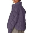 thumbnail image 5 of Breezora Womens Lightweight Packable Puffer Jacket with Zip Warm Winter Short Coat S Size Purple, 5 of 5