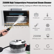 Steam Cleaner, Handheld High Temperature Pressurized Steamer for Cleaning, with 3Pcs Brush Heads for Kitchen, Furniture, Bathroom, Car