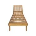 thumbnail image 3 of Adjustable Outdoor Wood Chaise Lounge for Pool, Beach & Garden, 3 of 10
