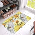 thumbnail image 3 of MKHERT Vintage Watercolor Floral Asters Chamomile Leaves and Grasses Doormat Rug Home Decor Floor Mat Bath Mat 30x18 inch, 3 of 3