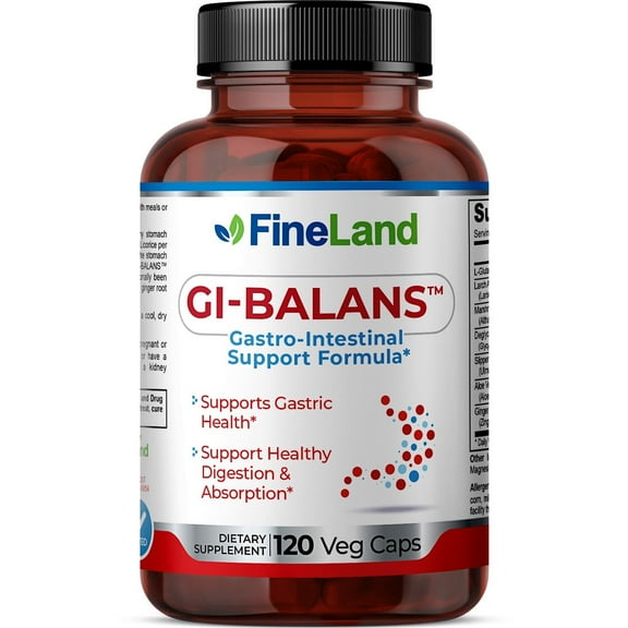 FineLand Vitamins GI-BALANS Digestive Support Capsules, 60 Count