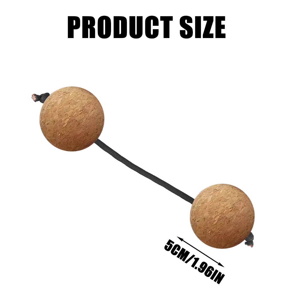 Cork Sandball Aslatua African Shaker Rattle Rhythm Percussion Fingertip Sandball Instrument Sandball Rhythm Instrumen