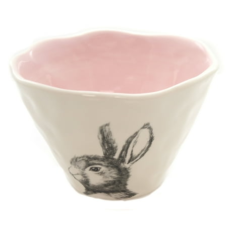 Tabletop Rabbit Bowl Ceramic Bunny Candy Easter Dh0034 Pink