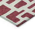 thumbnail image 4 of Addison Rugs Chantille Indoor/Outdoor Transitional Lines Garnet Washable Rectangle Rug, 1'8" x 2'6", 4 of 6