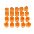 thumbnail image 4 of Worgeous Silicone Bolt Covers for Car Wheels Protective Caps with Anti Rust Orange 17mm 20 Pieces, 4 of 8