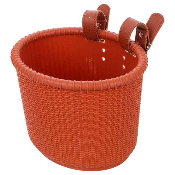 Masteelf Electric Scooter Basket Kids Bicycle Basket With Straps Children Supply Cycling Plastic Basket Bike Basket With Strap