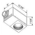 thumbnail image 3 of Aero Pure Ap80h-Qvl Recessed Lighting Series 80 Cfm 1.2 Sone Ceiling Mounted Bath Fan -, 3 of 6