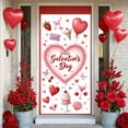 thumbnail image 3 of Heart-shaped Balloons Ladies Celebration Banner Red Gift Boxes Women's Party Display Lipstick Decor Pink Theme Girls' Gathering Backdrop for Women's Party Ladies' Gathering Girls' Night, 3 of 9