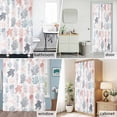 thumbnail image 6 of Coral Turtles Starfish Jellyfish Shells Fabric Shower Curtain Sea Creature Washable Shower Curtains for Bathroom, Waterproof Bath Curtain with Hooks Home Decor 36x72in, 6 of 8