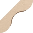 thumbnail image 3 of Ekena Millwork 5"W x 8"D x 8"H Carmel Rough Cedar Woodgrain TimberThane Knee Brace, Primed, 3 of 6