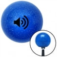 thumbnail image 1 of American Shifter  Black Speaker on High Volume Blue Metal Flake Shift Knob with M16 x 1.5 Insert Auto, 1 of 1