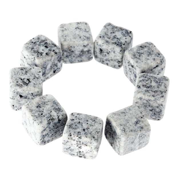 Irfora Juego de piedras de whisky 9 rocas de enfriamiento de whisky de granito con bolsa de terciopelo Cubos de piedra de whisky Piedras de vino Enfriadores de vino reutilizables Irfora Piedras de whisky