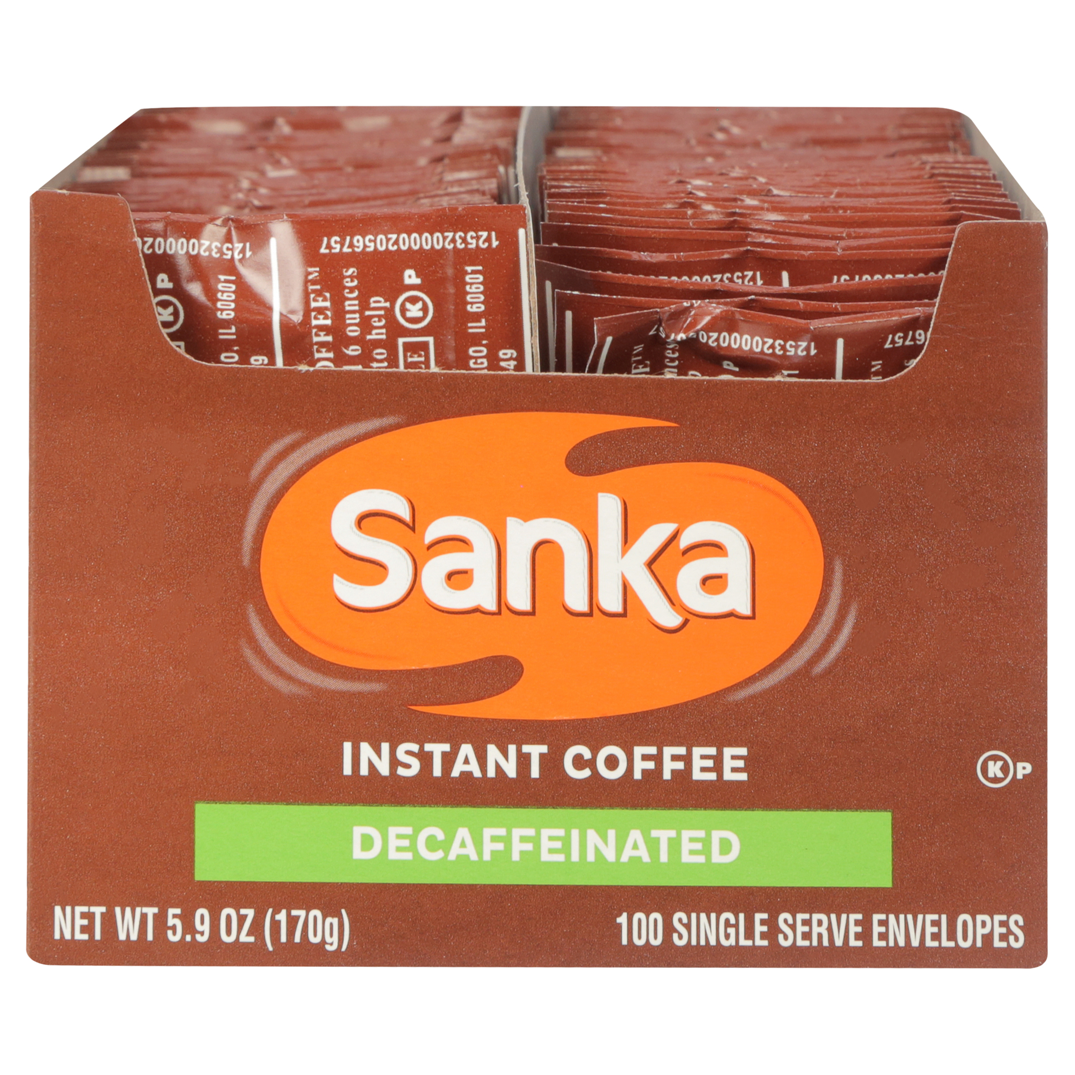 Sanka Decaf Instant Coffee Single Serve Packets, 100 ct Box - image 5 of 9
