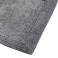 thumbnail image 4 of Veria 2 Piece Bath Mat with FRESH Sculpted Details, The Urban Port, Black - Saltoro Sherpi, 4 of 5