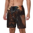 thumbnail image 1 of Fotbe Steampunk Cowboy Chat Maillot de Bain Homme Séchage Rapide Short de Bain avec Doublure en Mesh-3TG, 1 of 6
