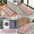 thumbnail image 6 of Pink Cow Milk Strawberry Pattern Kitchen Rug Mat,Kitchen Runner Rugs Non Skid Washable,Decorative Kitchen Floor Mats for Kitchen,Sink,Laundry,17"x47.2", 6 of 7