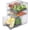 2 Small+ 1 Medium+1 Large, variant on Clear Fridge Organizer Drawers with Drainer, Refrigerator Stackable Storage Bins for Kitchen Fruit & Veggie Organization (2PCS, Small)