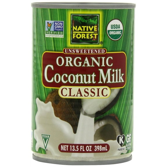 Native Forest Organic Coconut Milk Unsweetened 13.5 fl oz Pack of 4