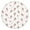 Fairy Heart Pattern, variant on Fairy Tale Princess Pattern Round Fitted Tablecloth with Elastic Edge,Dining Table Cover Waterproof,Outdoor Round Tablecloth for Camping,Dining,Indoor and Outdoor