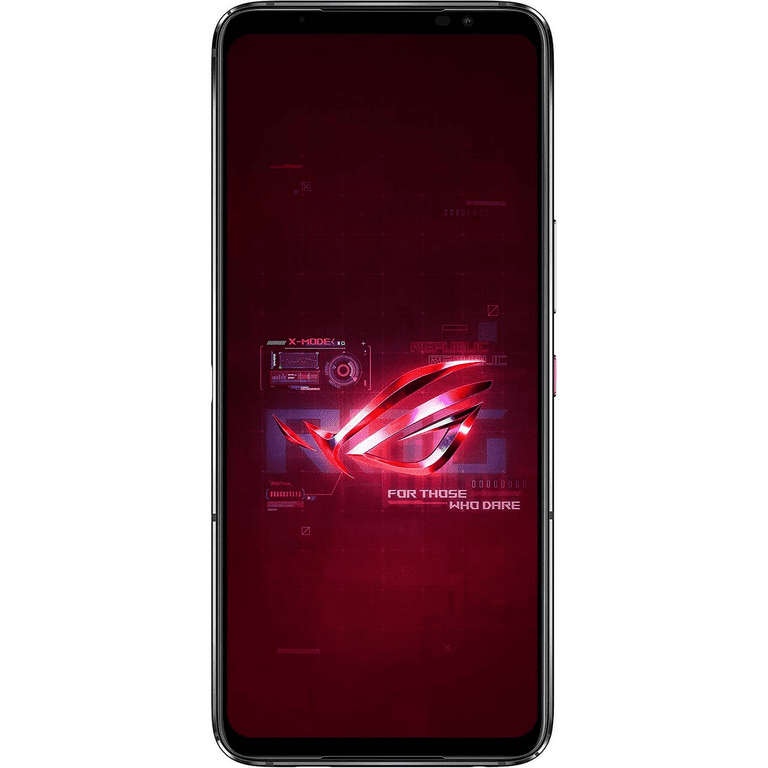 ASUS ROG Phone 6, 6.78” FHD+ 2448x1080 165Hz, 50MP/13MP/5MP Triple Camera,  16GB, 512GB, 5G LTE Unlocked, Phantom Black, US Version, AI2201-16G512G-BK