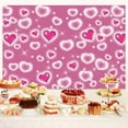 thumbnail image 5 of 10 x 6.5 ft Valentine's Day Pink Heart Background Glitter Heart Romantic 90s Valentine Day Party Photography Background Women Men Happy Birthday Photography Background Banner Photo Booth Studio Props, 5 of 5