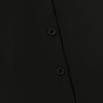 thumbnail image 5 of YDFCWXW Button Down Shirts for Women Long Sleeve Dress Shirts Free Collared Work Office Solid Blouses Tops Black, M, 5 of 6