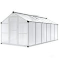 thumbnail image 2 of Yeshouse Walk-In 8x12 FT Polycarbonate Greenhouse, Sturdy Aluminum Frame, Swing Door & Vent Windows for Backyard, 2 of 7