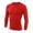 #01-Red, variant on Men's Long Sleeve Compression Shirts Gym Athletic Gym Undershirts Active Baselayer Sport Top Shirt